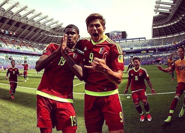 关于委内瑞拉足球明星助球队胜利的信息