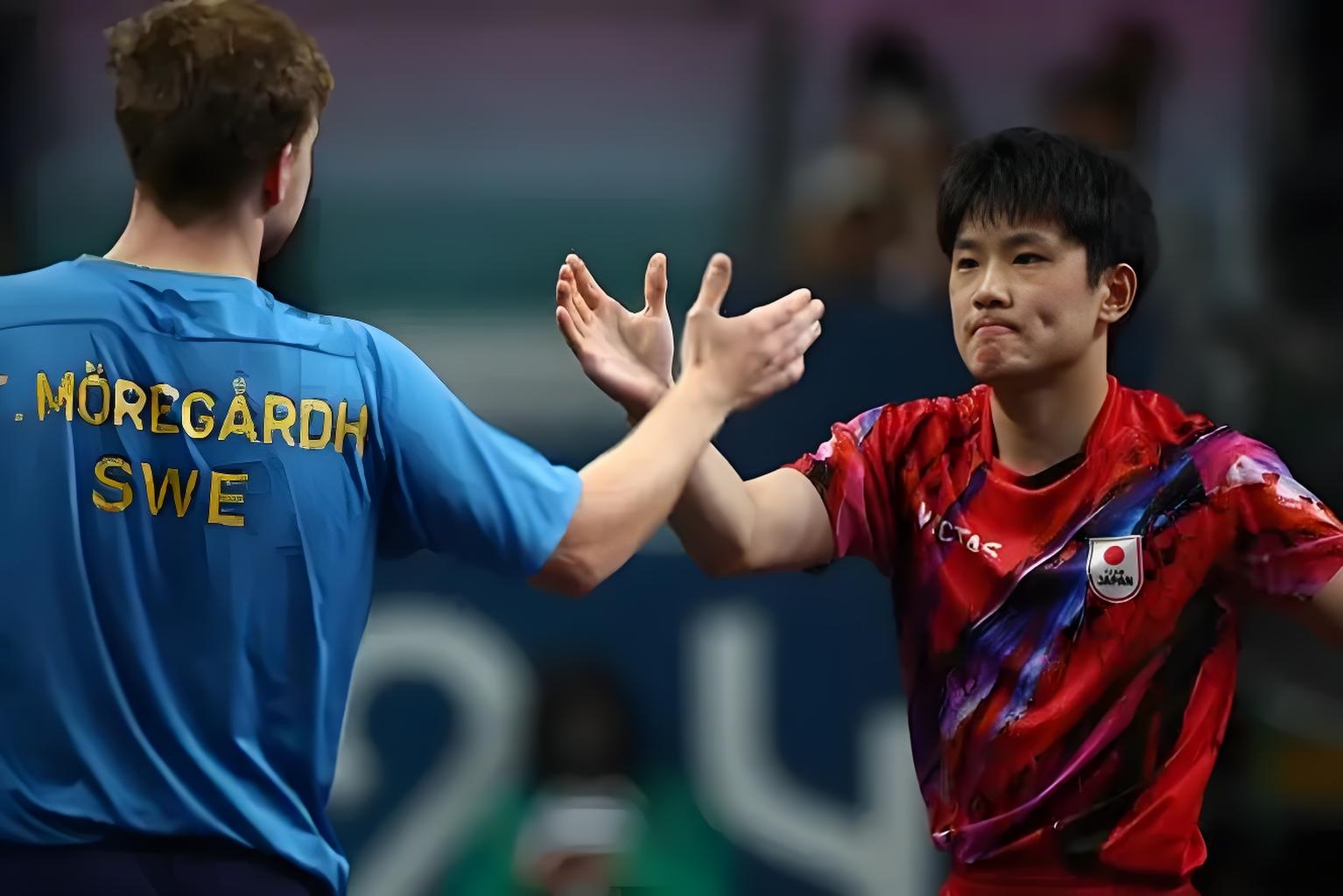 包含德国乒乓球队血洗波兰乒乓球队，张本智和打破历史纪录的词条